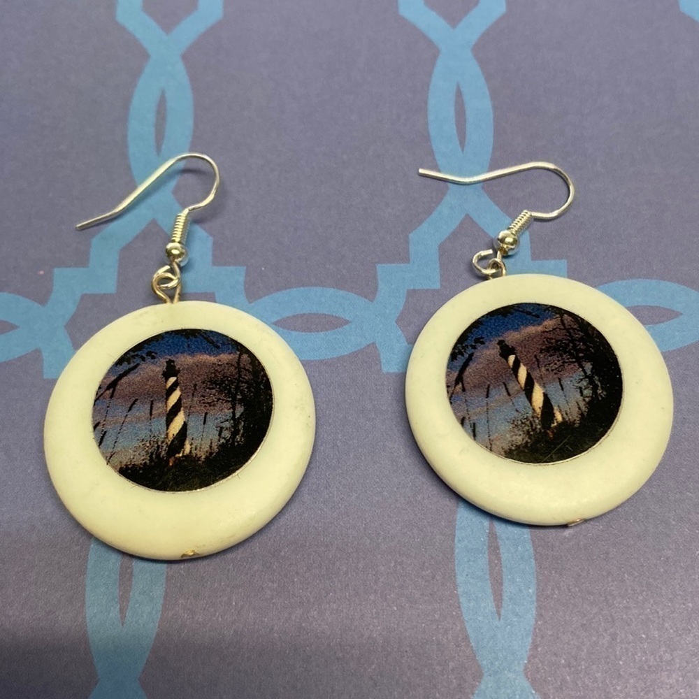 Light House Dangle Earrings (AS)